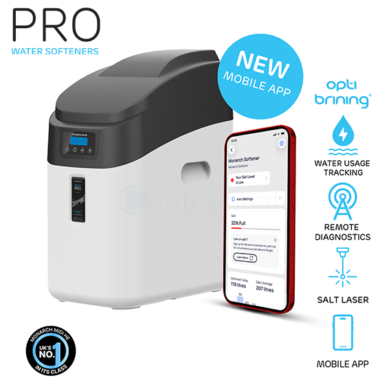 Monarch Midi HE PRO Smart WiFi Water Softener with Mobile App